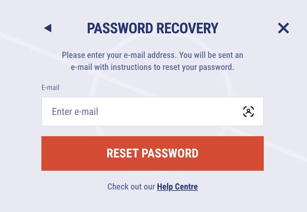 tiki taka password recovery